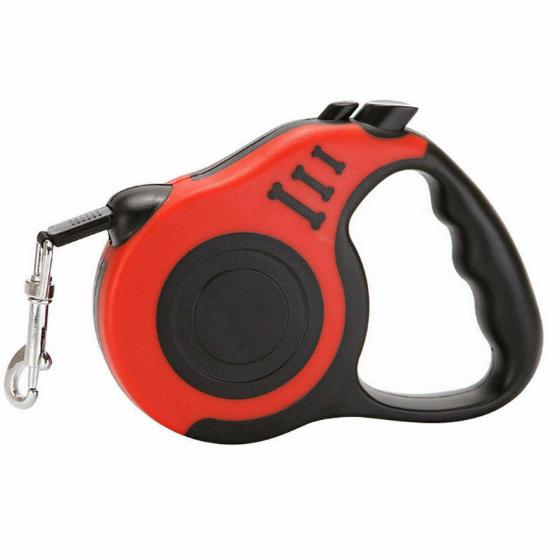 Retractable Dog Leash with Brake and Lock System