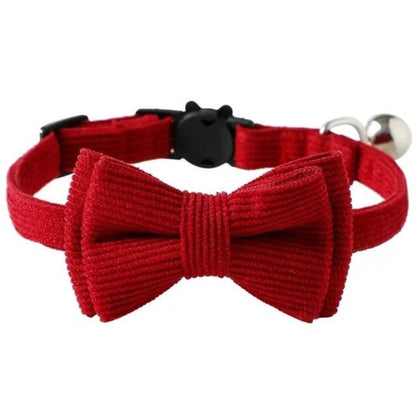 Valentine's Day Red Bow Tie Pet Collar - Stylish Accessory