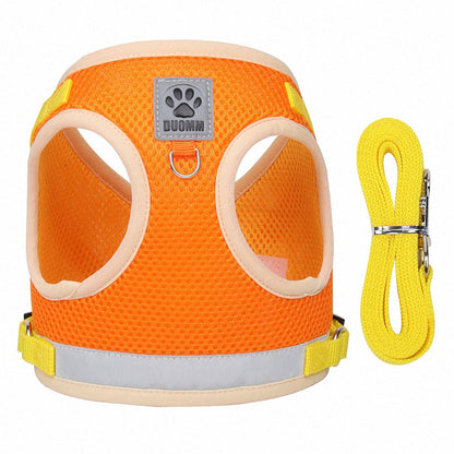 Stay Visible in Style: The Breathable Reflective Dog Harnes