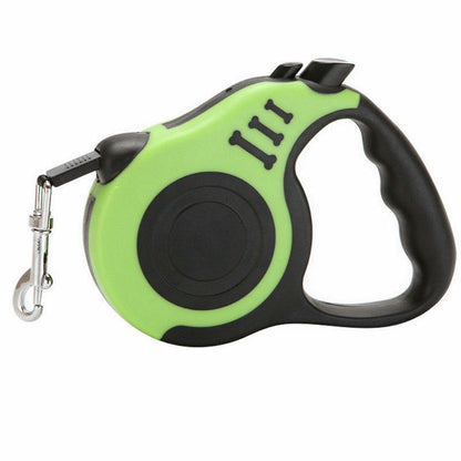 Retractable Dog Leash with Brake and Lock System