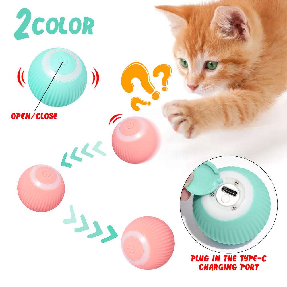 smart cat toy rolling ball