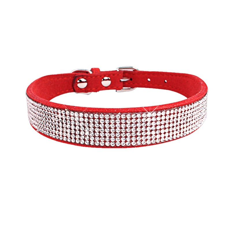 Sparkly Dog Collar for Small Medium Dogs