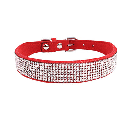 Sparkly Dog Collar for Small Medium Dogs