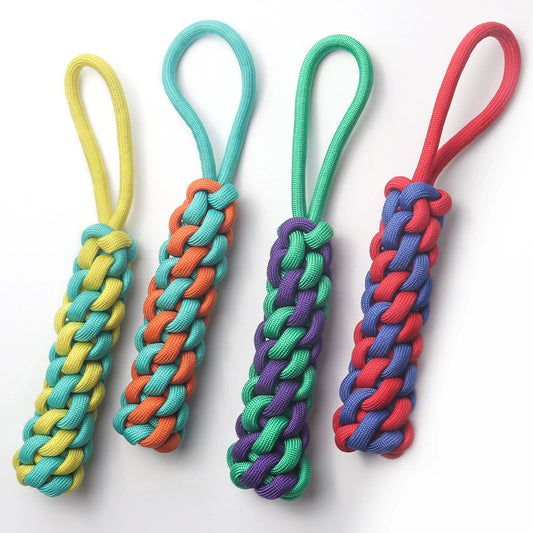 Polypropylene Woven Dog Knot Toy for Molar Cleaning