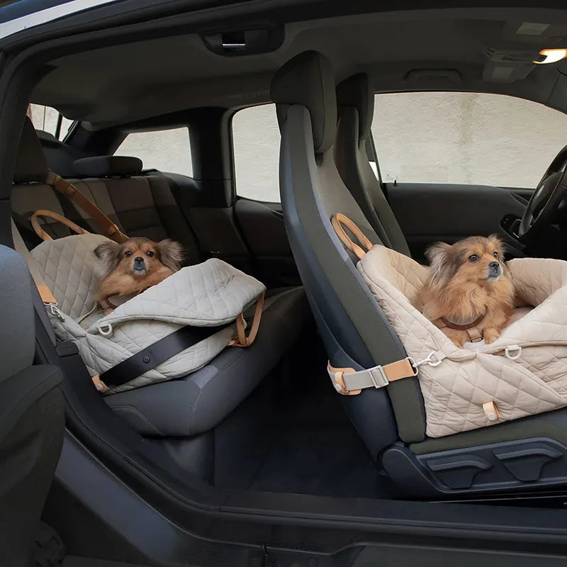 pet travel bed car seat combo