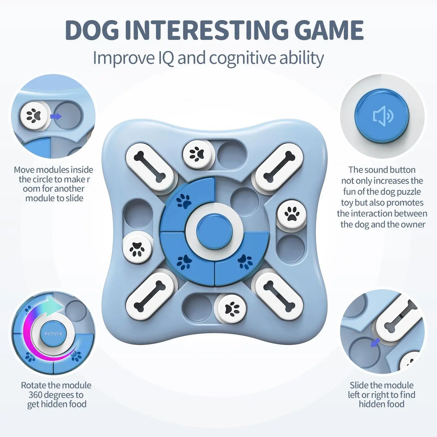 Interactive Dog Toys: Slow Feeder Puzzle Game