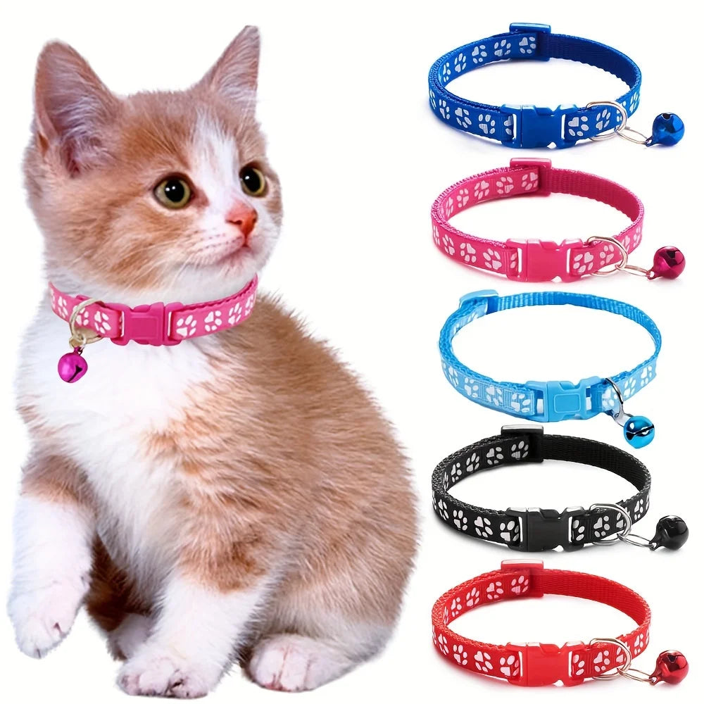 Adjustable Cat Collar with Bell