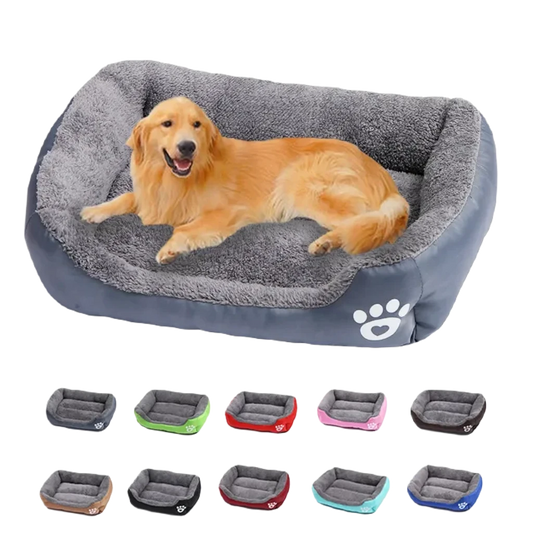 Large Plush Pet Bed: Summer Washable, Waterproof Mat