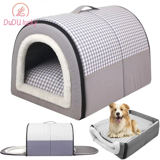 Cotton Cat Dog Bed & Cave