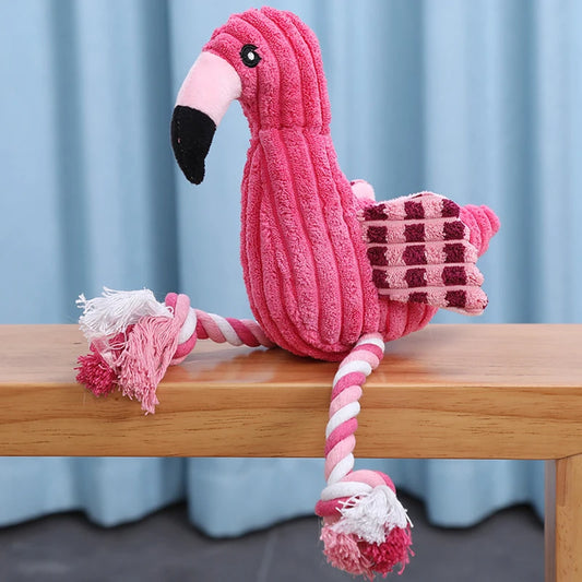 Animal Shape Dog Toys: Bite-Resistant Corduroy