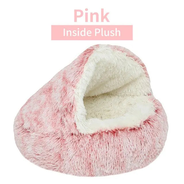 Plush Pet Bed with Cover