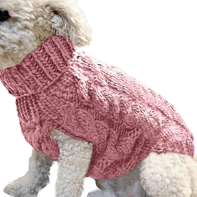 winter warm puppy dog sweaters for small to medium pets