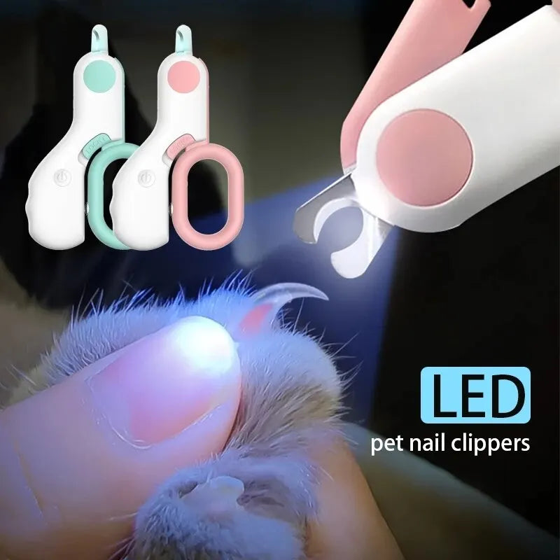 led light pet nail clipper