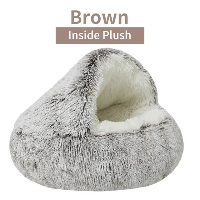 Plush Pet Bed with Cover