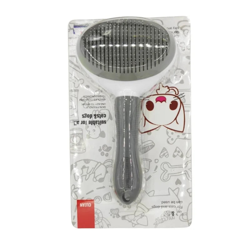 Self-Cleaning Pet Hair Comb: Easy Grooming