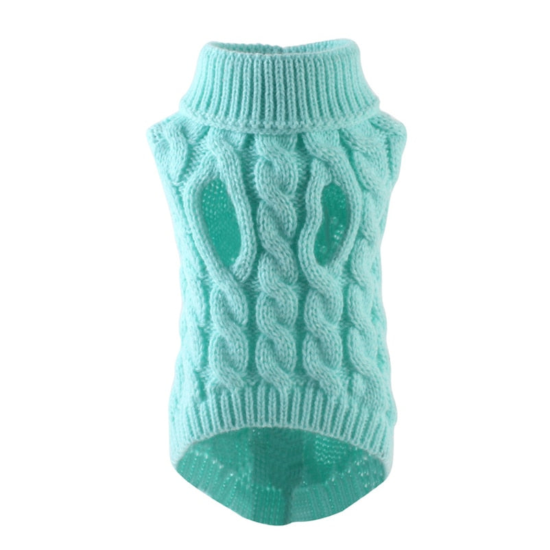 winter warm puppy dog sweaters for small to medium pets