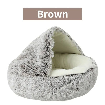 Plush Pet Bed with Cover