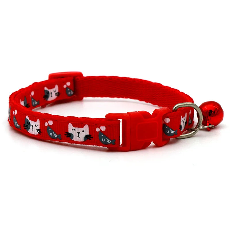 Adjustable Cat Collars with Bell