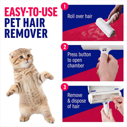 Portable Pet Hair Remover for All Surfaces