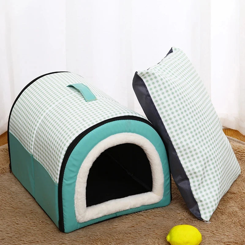 Cotton Cat Dog Bed & Cave