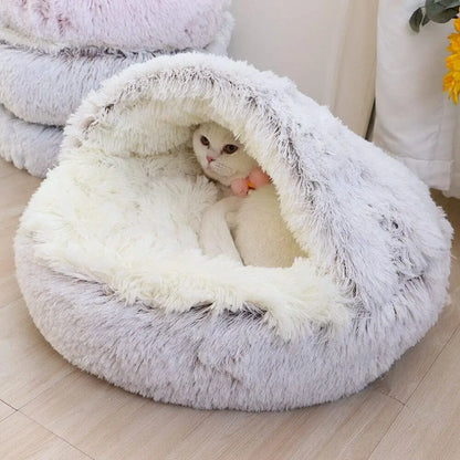 Plush Pet Bed with Cover