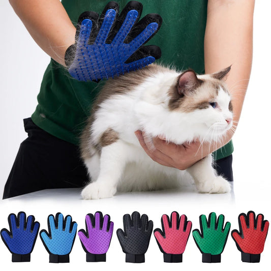 Pet Glove: Grooming, Hair Removal, Massage