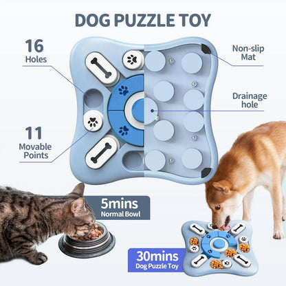 Interactive Dog Toys: Slow Feeder Puzzle Game