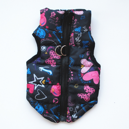 Winter Dog Vest - Waterproof and Warm with Zipper Design