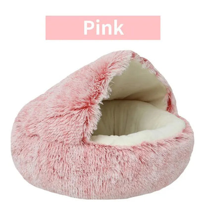 Plush Pet Bed with Cover