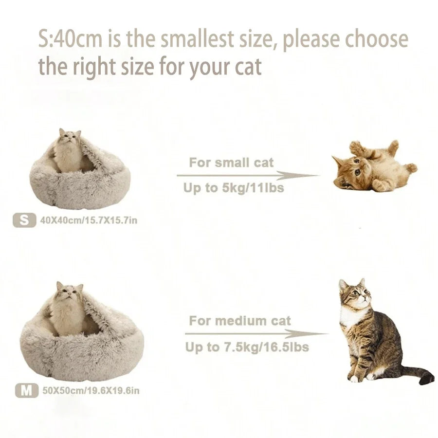 Plush Pet Bed with Cover