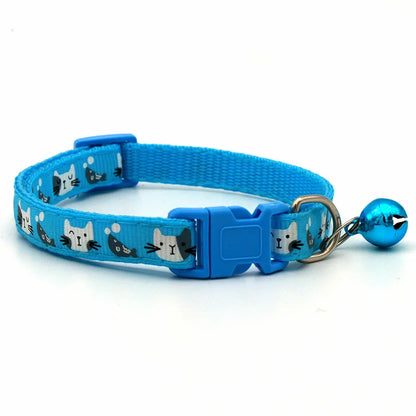 Adjustable Cat Collars with Bell