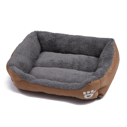 Large Dog Bed, Plush, Washable