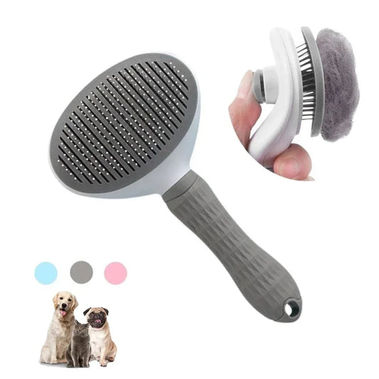 Stainless Steel Pet Hair Brush: Long Hair Care