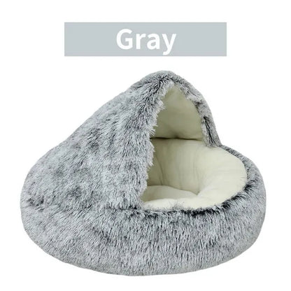 Plush Pet Bed with Cover