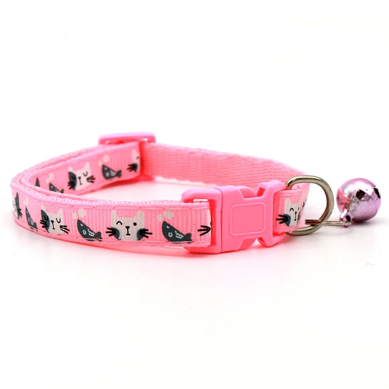 Adjustable Cat Collars with Bell