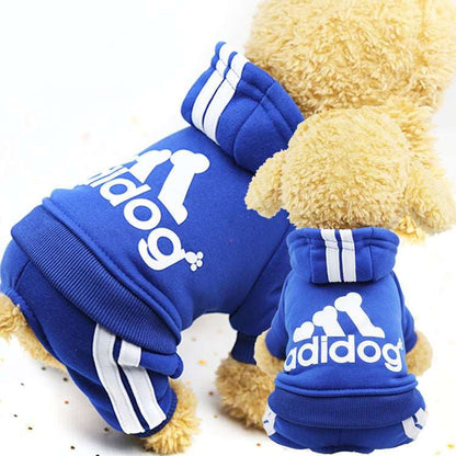 adidog clothes autumn and winter new pet clothes small medium clothes luxury dog puppy chihuahua pet warm four legged sweater