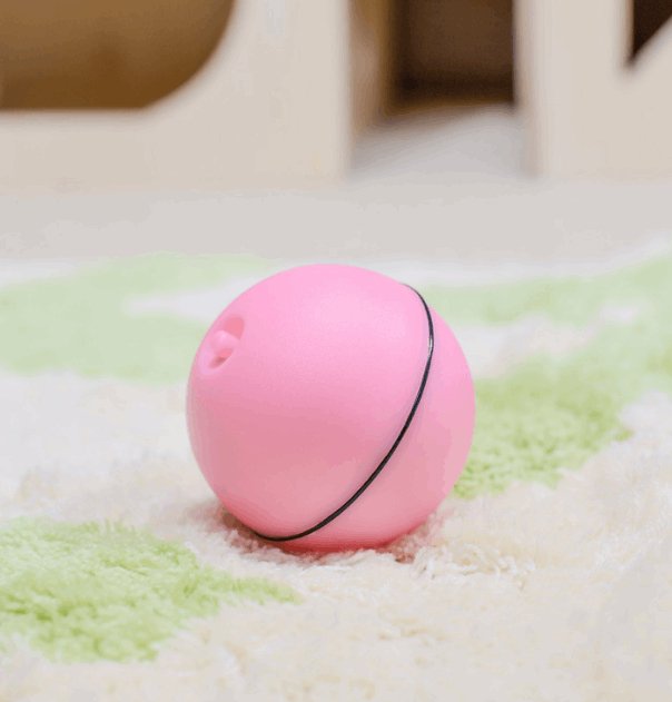 Catnip LED Ball Toy - Automatic and Rechargeable