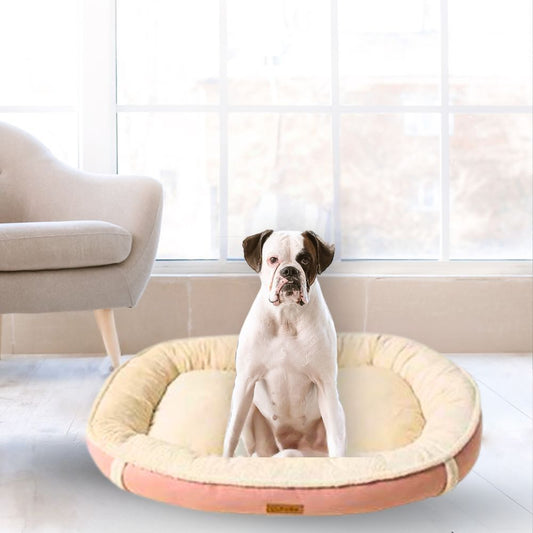 Easy-Clean Dog Sofa Bed: Odor-Resistant