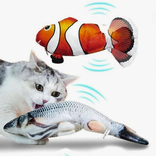 electric cat fish toy