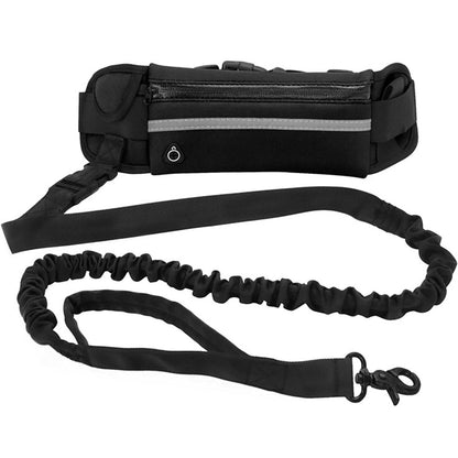 Hands Free Dog Leash with Waist Bag