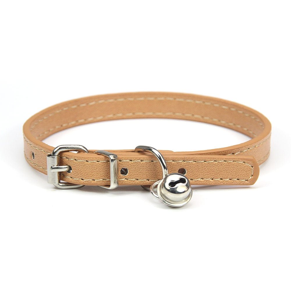 Leather Pets Collar for Dogs & Cats