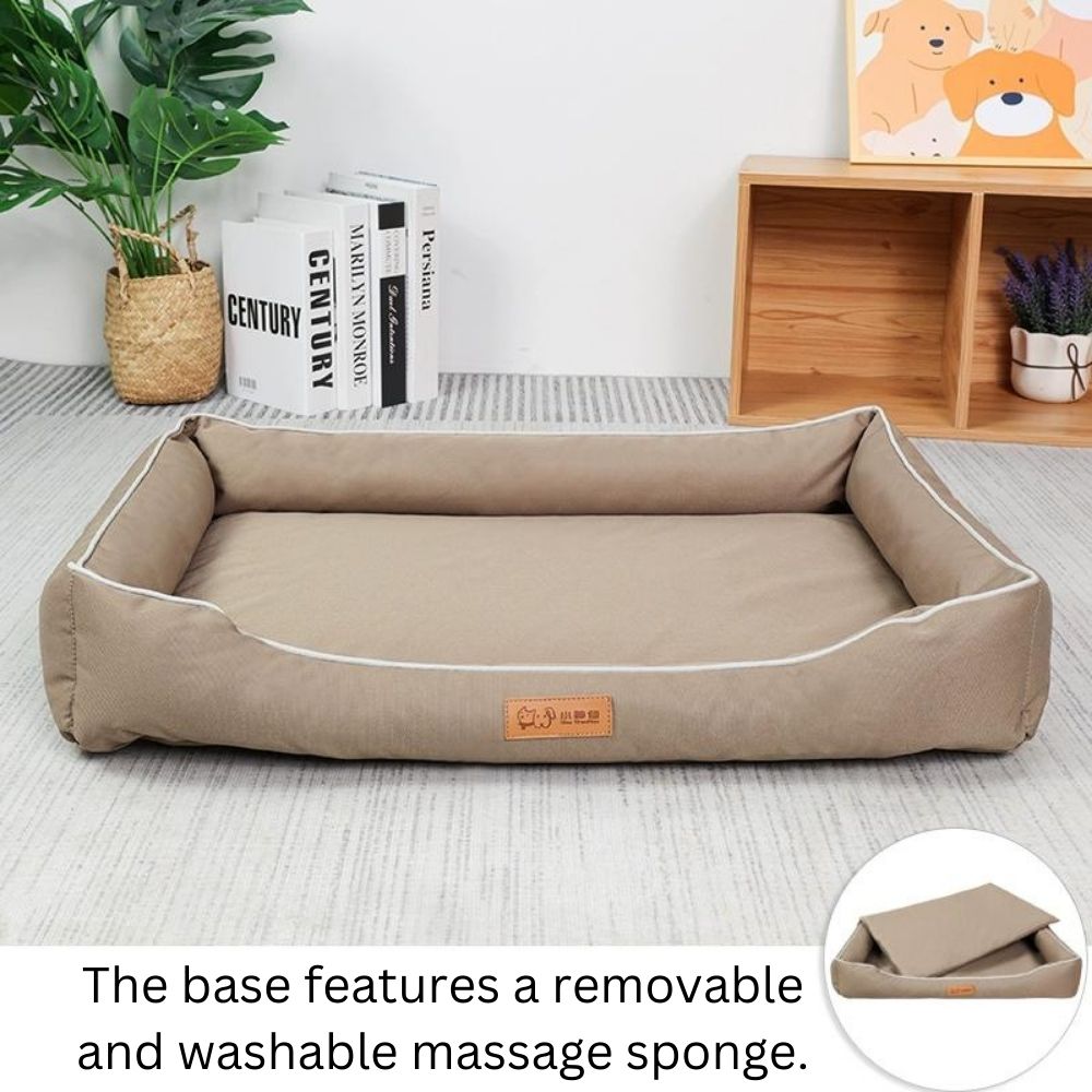 Bite-Resistant Small Dog Kennel, Waterproof Nest Bed