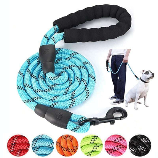 durabull reflective training dog leash available in inches inches or inches inches