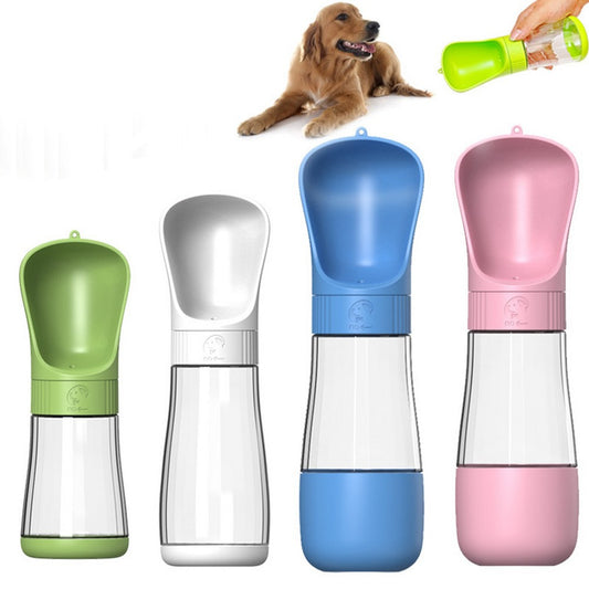 pets walking travel water bottle