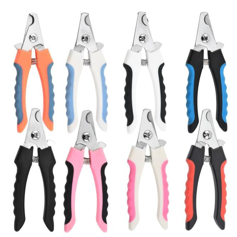 stainless steel pet nail clippers for cats and dogs