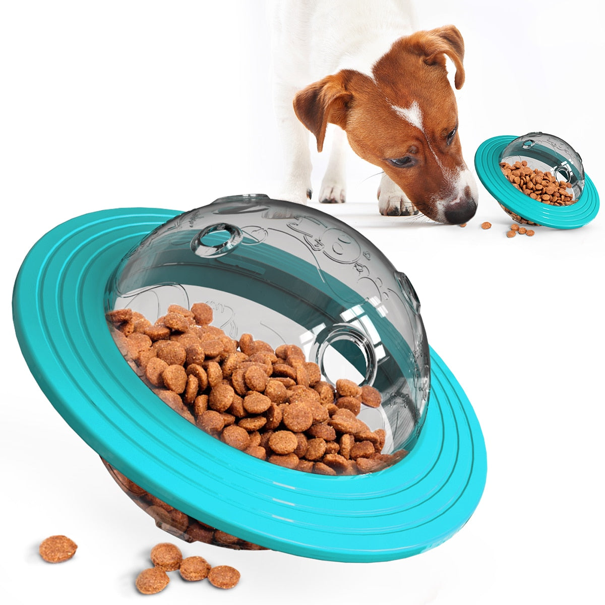 Dog Planet Treat Toy For Small Large Dogs Cat Food Dispensing Funny Interactive Training Toy Puppy Slow Feed Pet Improve IQ - Pet Plaza Boutique