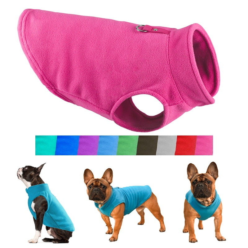 stylish and warm fleece for dogs