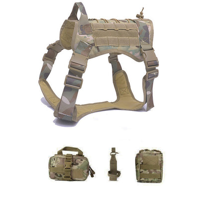 tactical dog harness set