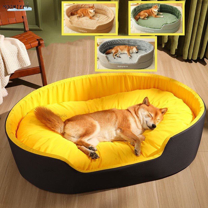 double sided dog bed big size extra large dogs house sofa kennel soft fleece pet dog cat warm bed xl pet accessories