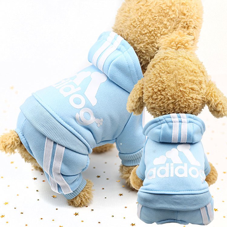 adidog clothes autumn and winter new pet clothes small medium clothes luxury dog puppy chihuahua pet warm four legged sweater